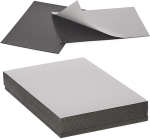 4インチ×6インチ、8インチ×10インチ、8.5インチ×11インチの強力で柔軟な自己粘着性のある磁石ロール、平らなフェライト磁石シート、厚さ60ミルの磁石 - Product Image 4