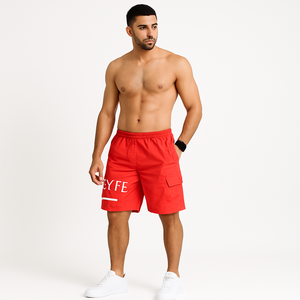 Custom Sublimated Polyester Satin Shorts Lightweight Breathable Sports Shorts with Elastic Waist for Gym Streetwear Casual - Product Image 5