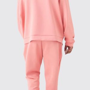 Conjunto de Ropa Deportiva para Hombre de Alta Calidad, 100% Algodón, Sudadera con Capucha y Pantalones Deportivos, Estilo Urbano - Product Image 4