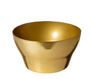 Cuivre martelé ensemble de trois bol de service en métal ustensiles de cuisine et restaurant décoratif fait à la main fantaisie classique bol de service en métal - Product Image 3