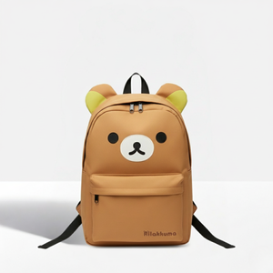 กระเป๋าเป้สะพายหลังนักเรียนลายหมีน่ารักพร้อมซับในโพลีเอสเตอร์ - Product Image 1