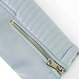 แจ็คเก็ตหนังแท้ สไตล์มอเตอร์ไซค์ ผู้ผลิต OEM รับผลิตตามสั่ง โรงงานโดยตรงจากปากีสถาน แจ็คเก็ตหนังผู้หญิงไซส์ใหญ่ ที่นูรัก - Product Image 3