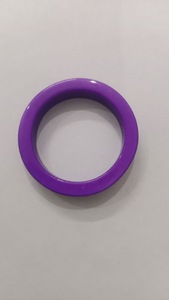 Nouveauté Macaron Bracelets géométriques ronds en résine bijoux à paillettes personnalisés pour femmes - Product Image 4