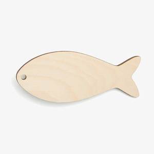 งานตกแต่งผนังงานฝีมือรูปปลาทำจากไม้ - Product Image 5