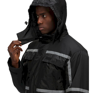 Mono acolchado de invierno de fabricante directo, ropa de trabajo forrada impermeable, traje de protección de seguridad para pescadores y ciclistas de túnel - Product Image 2