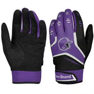 ถุงมือเบสบอลดีไซน์เอง ป้ายโลโก้เก๋ไก๋ ทรงโค้งมน ขายส่ง ถุงมือตีซอฟต์บอลผ้าสเตรชหลายทิศทาง - Product Image 1