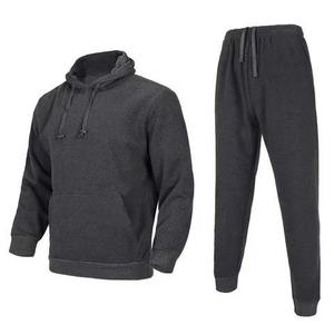 Conjunto Deportivo de 2 Piezas para Hombre con Logotipo Personalizado, Sudadera con Capucha Ajustada, Ropa Deportiva de Algodón y Felpa para Gimnasio y Entrenamiento - Product Image 2