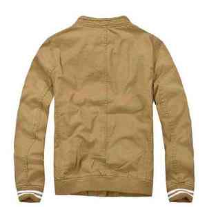 เสื้อแจ็คเก็ตบอมเบอร์ผู้ชายคุณภาพสูง กันน้ำ กันลม ผลิตจากโพลีเอสเตอร์ คอตั้ง มีโลโก้ด้านหน้า หลายสีให้เลือก เสื้อคลุมตัวนอก - Product Image 2