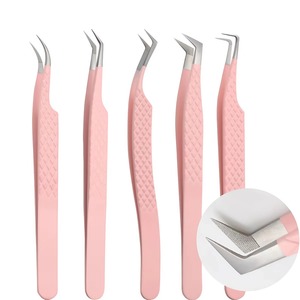 Pince à épiler professionnelle à pointe pointue en acier inoxydable de haute qualité Logo personnalisé et marque privée pour la mise en forme des sourcils - Product Image 1