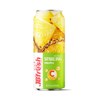 Groothandel Exotische Frisdrank 400Ml Perzik Druif Citroen Ananassap Mousserende Drank Private Label Prime Koolzuurhoudende Frisdranken