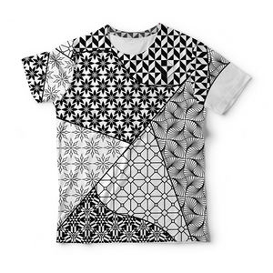 T-shirt à manches courtes 100% coton de haute qualité pour hommes, coupe régulière, col roulé, vêtements de rue décontractés respirants - Product Image 2