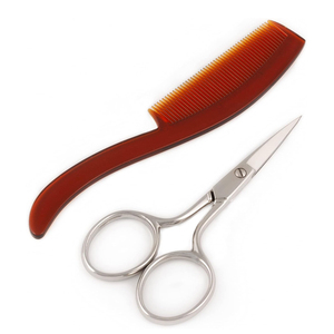 Customized Salon Use Dall Finish <b>Hair</b> <b>Cutting</b> <b>Scissors</b> Expensive Beard Shears Stainless Steel Sharp Luxury Beauty Beard <b>Scissor</b> - Product Image 1
