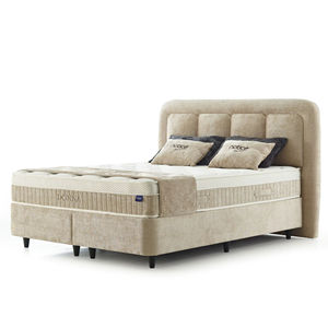 Base de Cama Ajustable Tapizada con Resortes Ensacados Donna NOTICE, Estilo Francés Moderno, con Panel de Almacenamiento, Tamaño Especial 180*200, Estructura de Hierro - Product Image 1