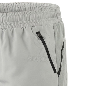 กางเกงขาสั้นเล่นยิมสำหรับผู้ชายกางเกงเอวยางยืดทรงลำลองสไตล์เรียบง่ายออกแบบโลโก้ได้ตามต้องการ - Product Image 6