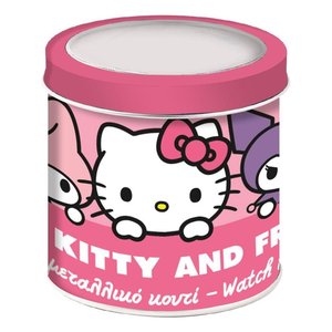 นาฬิกาข้อมือเด็ก Hello KITTY รุ่นหรู สีชมพู ระบบควอตซ์ พร้อมฟังก์ชั่นแสดงข้างขึ้นข้างแรม แสดงพลังงานสำรอง สายพลาสติก รุ่น HK 490227 - Product Image 2