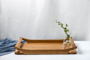 EACH <b>WOODEN</b> PRINTED TRAY BEST QUALITY <b>CARVED</b> Available square Shape and India Handicraft best Sample Hot <b>Sale</b> - Product Image 4