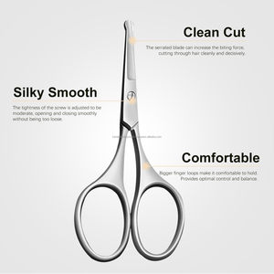 Tijeras Curvas para Cutículas al por Mayor, para Recortar el Vello de la Nariz, Cuidado Personal, Manicura, Accesorio de Belleza, Hoja de Acero Inoxidable, con Logotipo - Product Image 5