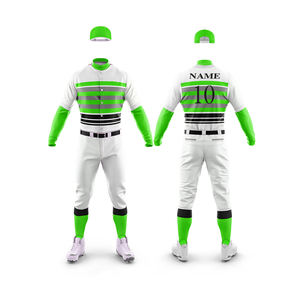 Último uniforme de béisbol de moda de secado rápido Su propio diseño y uniformes de béisbol de marca Uniforme de béisbol personalizado Sublimación - Product Image 2