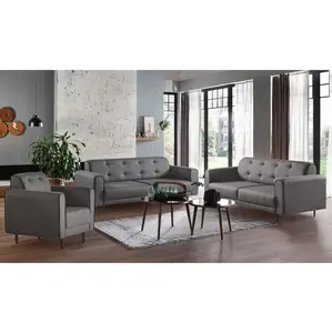 Hochwertige Nachrichten Neueste Schnitts ofa garnitur Modular Chesterfield Luxus Stoff Sofa Möbel für Wohnzimmer