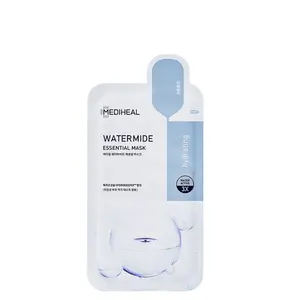 MEDIHEAL [MEDIHEAL]NEW Watermide Essential Mask 24ml Hydrating [ボックス-10枚 | パック-5枚] 5.0 51評価191