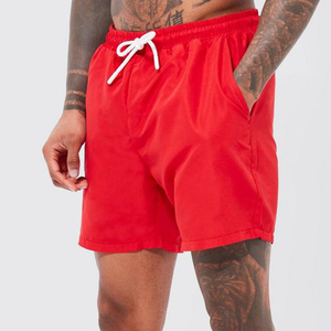 กางเกงว่ายน้ำขาสั้นสำหรับผู้ชายกางเกงชายหาดกางเกงว่ายน้ำสีขาวน้ำเงินเข้มพิมพ์ลายดิจิตอลสีเรียบย้อมระบายอากาศเป็นมิตรกับสิ่งแวดล้อมใหม่2025 - Product Image 6