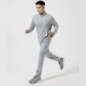 Chaqueta con cremallera y cuello levantado de estilo formal para hombre con servicio OEM disponible - Product Image 5