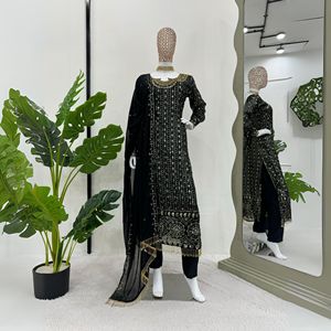 ชุดคอลเลกชั่นประจำชาติ3ชิ้นชุดคอลเลกชั่น foux gkan ด้านบนสุดปรางพร้อมกระจก & Latched - Product Image 1