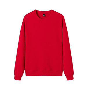 Vente chaude de haute qualité hommes surdimensionné sweat à col rond couleur unie tissu tricoté Style décontracté pour l'hiver - Product Image 2