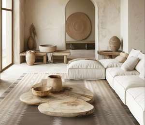 Alfombra de Área Tejida Wilton Serie Kaili <span class=keywords><strong>Noya</strong></span>, Polipropileno/Poliéster, Resistente al Fuego e Impermeable para Uso Doméstico, Hotelero y Comercial - Product Image 4