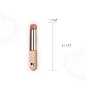 Brocha Plana en Forma de Corazón de Alta Calidad para Labios y Mejillas, Pelo Sintético, Mango de Resina, Suave, Brocha Individual para Maquillaje de Cejas y Bálsamo Labial - Product Image 6