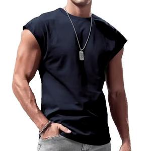 Nueva camiseta sin mangas deportiva de verano para hombre, camiseta sin mangas de entrenamiento transpirable, chaleco fino de secado rápido, ropa de Fitness para hombre - Product Image 3