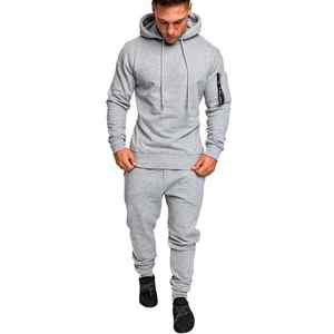 Ensemble de survêtement personnalisé de haute qualité pour hommes survêtements personnalisés ensembles de fitness avec logo survêtements de jogging en coton pour hommes - Product Image 2