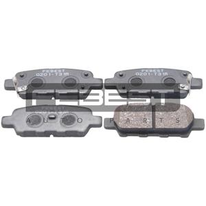 Pastiglie freno posteriori FEBEST (0201-T31R) - Product Image 1