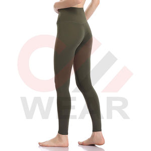 Legging de yoga taille haute pour femmes, design personnalisé, sans coutures, scrunch, bout à bout, impression par sublimation OEM, Legging d'entraînement pour femmes - Product Image 3