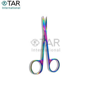 Tijeras de Microdisección Multicolores con Recubrimiento de Titanio Arcoíris, Instrumentos Médicos de Primera Calidad, Disecación de Tejidos de Precisión Fina - Product Image 2