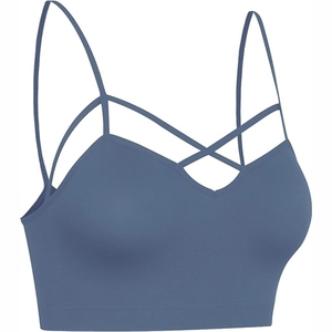 Logotipo personalizado Mujeres Ropa de fitness Yoga Sujetador deportivo Ropa de gimnasio Ropa de entrenamiento Sujetador deportivo atlético para mujeres - Product Image 4