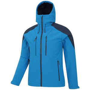 เสื้อแจ็กเก็ตนุ่มสำหรับผู้ชายมีฮู้ดผ้านิ่มขนาดแตกต่างกัน - Product Image 4