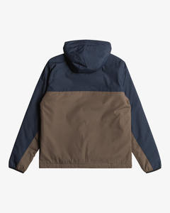 Veste coupe-vent imperméable et respirante pour homme, couleur tendance, veste de pluie à blocs de couleur, taille plus, coupe-vent pour usage extérieur - Product Image 2