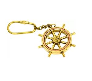 Boussole nautique en laiton porte-clés cadeau maritime décoratif parfait pour les amoureux des marins et de l'océan - Product Image 4
