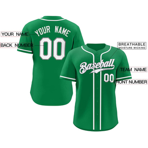 Jersey de béisbol hecho a medida de alta calidad Original sublimación barata diseño de moda su propio logotipo nuevo OEM béisbol Softball desgaste - Product Image 5