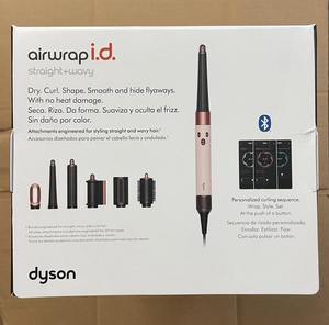 เครื่องม้วนผม New Airwrap i.d. เครื่องจัดแต่งทรงผมและไดร์เป่าผม ตรง+หยัก เซรามิก สีชมพู/โรสโกลด์ - Product Image 2