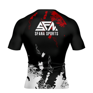 Conjunto de pantalones cortos de alto rendimiento MMA BJJ para hombre, ropa de entrenamiento de compresión de secado rápido, transpirable y duradero - Product Image 2