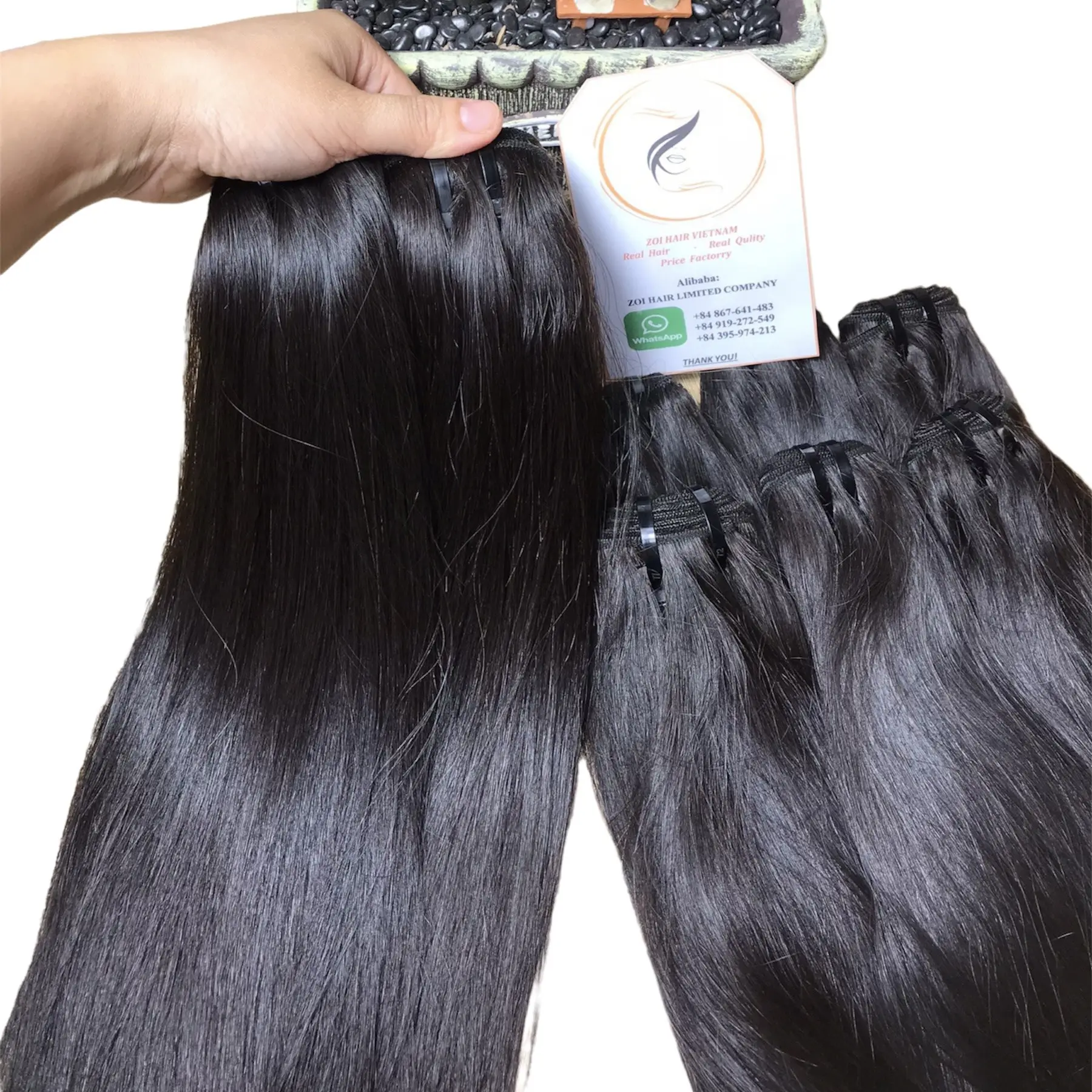 Cheap Price High Quality Weft Hair Bundles Bone Straight Natural Color Vietnamese Human Hair Extensions can be dyed