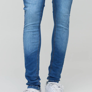 กางเกงยีนส์เข้ารูปสำหรับผู้ชายกางเกงยีนส์ผ้าฝ้าย100% มีสไตล์แบบใหม่สีและขนาดต่างกันกำหนดเอง/ขายส่งอัตราการซีดจาง - Product Image 6