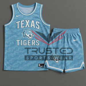 Uniformes de Baloncesto Transpirables de Talla Grande para Verano, Conjuntos de Alta Calidad con Etiqueta Privada, Diseño de Logotipo Personalizado, Servicio OEM para Hombre, Entrega Rápida - Product Image 4