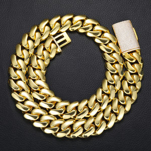 Collar de cadena Figaro para hombre, joyería de cadena de moda Streetwear - Product Image 1