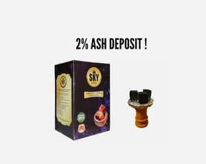 ถ่านกะลามะพร้าวคุณภาพพรีเมียมสำหรับบารากุ/ชิชา- ยี่ห้อ CHARCOAL 72 ก้อน 1 กิโลกรัม |   สกายโกลด์ ปริมาณเถ้า 2.5% 7200J - Product Image 3