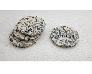 ชุดที่รองแก้วหินหินขัดสุดหรูถูกสร้างขึ้นอย่างสมบูรณ์แบบสำหรับห้องครัวโต๊ะรับประทานอาหารตกแต่งบนโต๊ะอาหารที่รองแก้วเหมาะสำหรับของขวัญ - Product Image 3