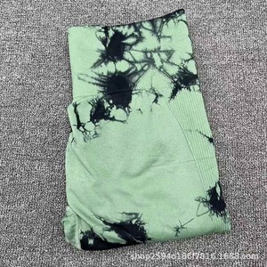 Leggings pour femmes personnalisés avec logo, en Spandex/Nylon, séchage rapide, respirants, taille haute, taille unique - Product Image 5