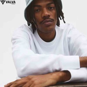 Sweat-shirt homme sur mesure pour tenue décontractée pull à panneau latéral lourd sweats respirants sweats en coton mélangé. - Product Image 6